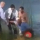Car Crash Results in Water Rescue of Driver